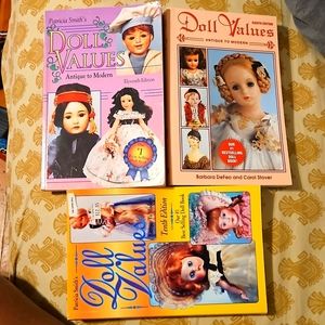 DOLL VALUES by Patricia Smith🪷Antique to Modern🪷3 books